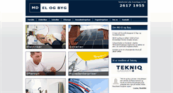 Desktop Screenshot of md-elogbyg.dk