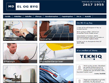 Tablet Screenshot of md-elogbyg.dk